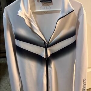 J.Lindeberg white and Black Jacket medium